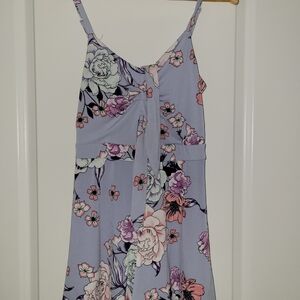 Candie's Floral Purple Jumpsuit
